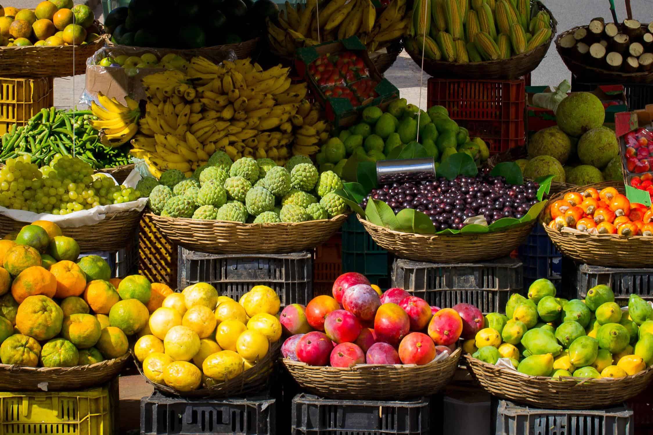 Fruits and Vegetables at Asian Market