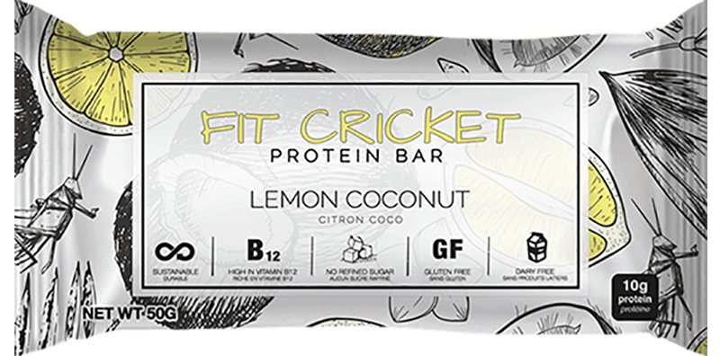 Fit Cricket lemon coconut protein bar 